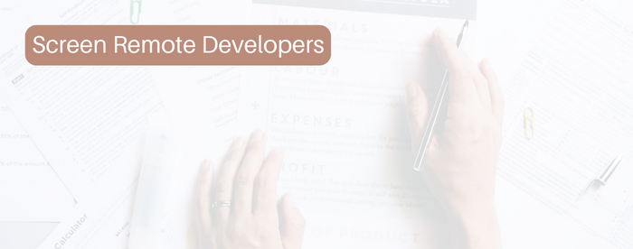 Screen Remote Developers
